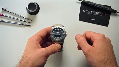 breitling aerospace change date|breitling aerospace watch setup.